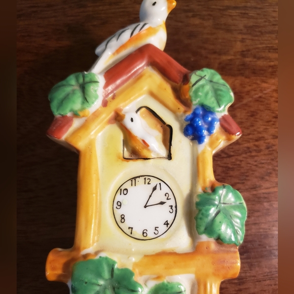 Vintage Cuckoo Clock Wall Vase Japan - Picture 3 of 10